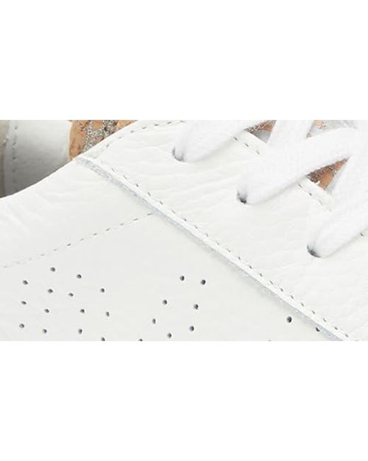 P448 White Thea Platform Sneaker