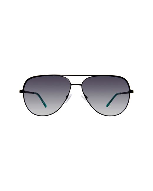 Kurt Geiger Blue 64mm Aviator Sunglasses