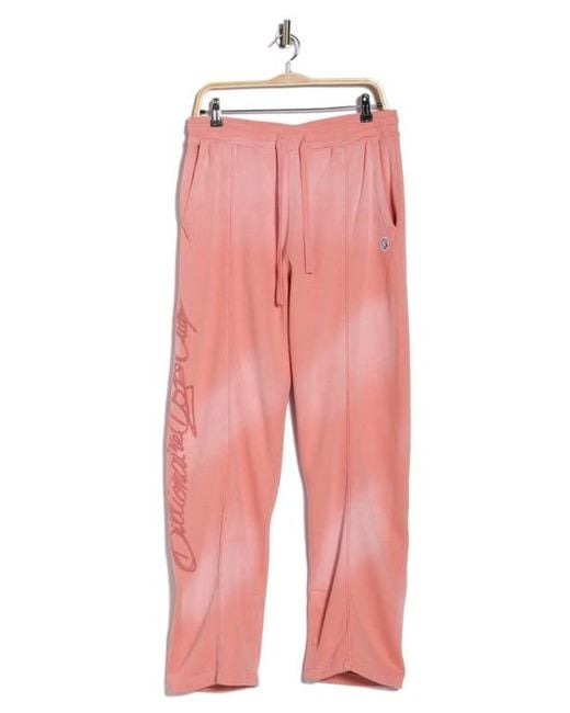 BBCICECREAM Pink Dust Cotton Sweatpants for men