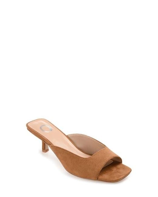 Journee Collection Brown Larna Heeled Sandal
