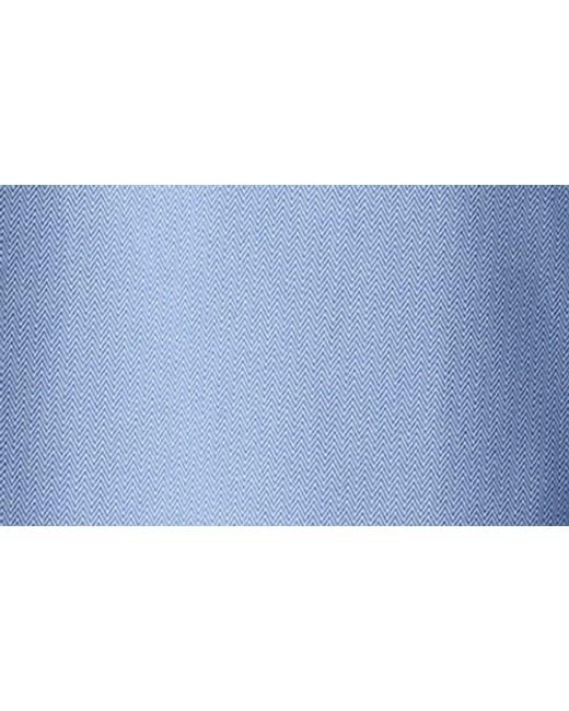 Rhone Blue Commuter Pro Button-Up Shirt for men