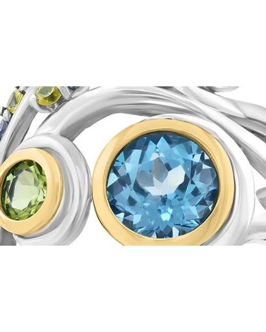 Effy Metallic Bezel Set Gemstone Cluster Ring