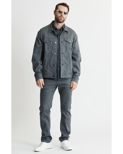 Jachs New York Gray Vandam Commuter Trucker Jacket for men