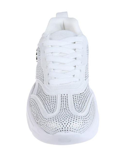 Bebe White Colorblock Sneaker