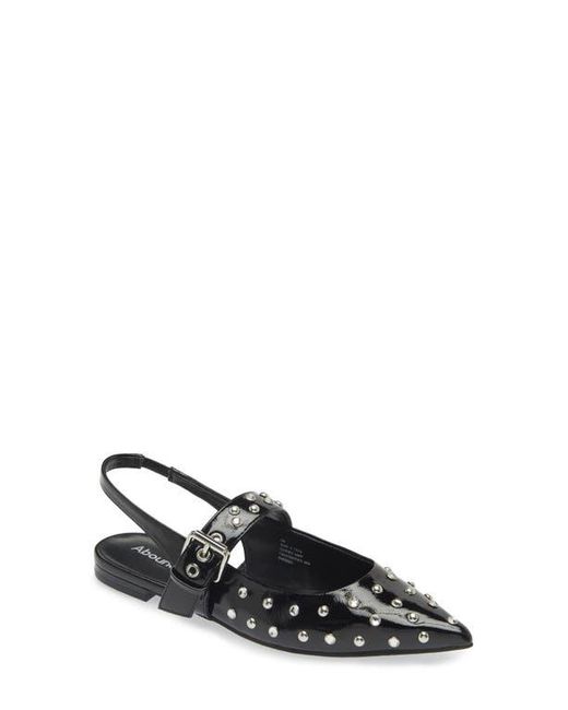 Abound Black Kadia Slingback Pointed Toe Flat