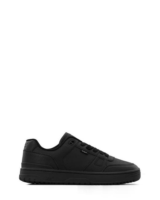 Lee Jeans Black Cortland Low Top Sneaker for men