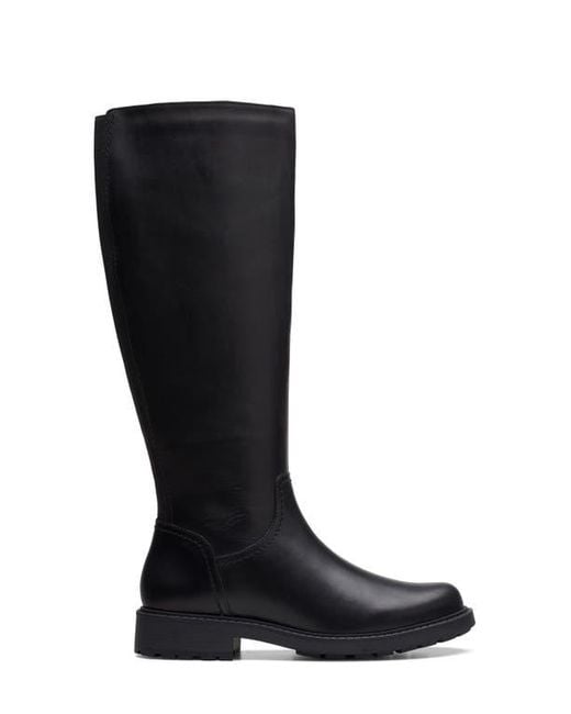 Clarks Black Orinoco Rise Knee High Boot