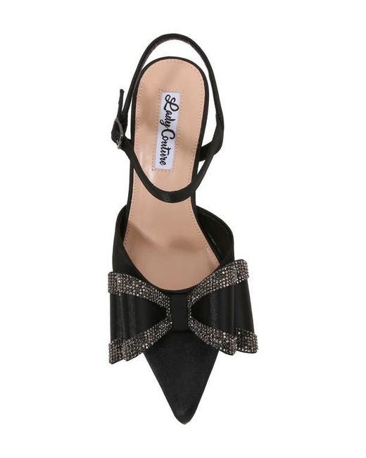 Lady Couture Black Milly Pointed Toe Pump