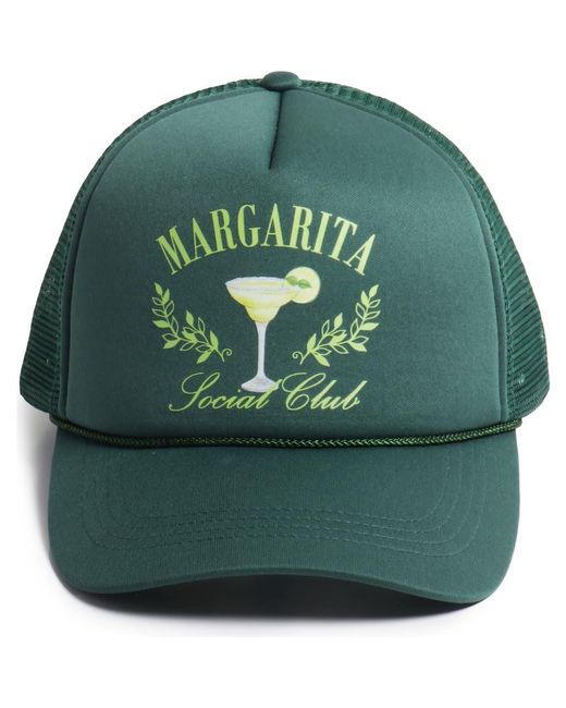 David & Young Green Margarita Social Club Trucker Hat