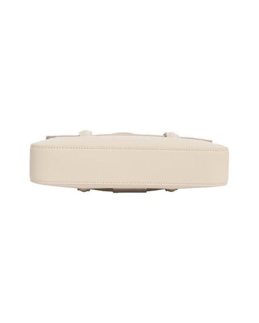 BCBGMAXAZRIA Natural Top Handle Baguette