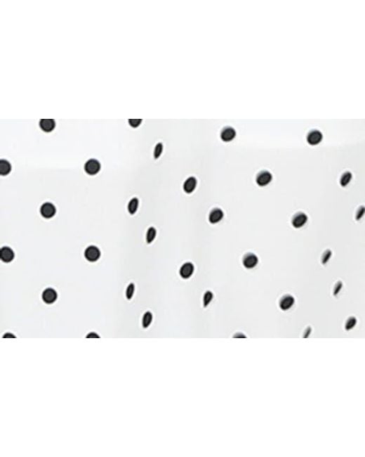 Belle & Bloom White You And I Polka Dot Midi Dress