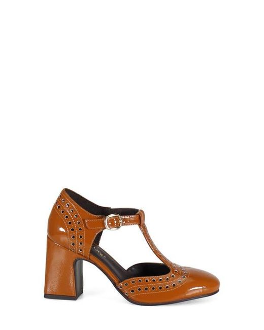 Diba True Brown Juke Box T-Strap Pump