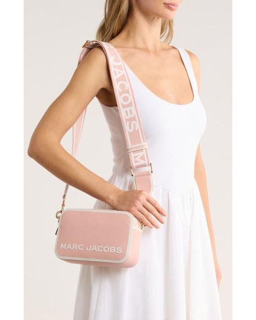 Marc Jacobs Pink Bicolor Border Bold Flash Camera Bag