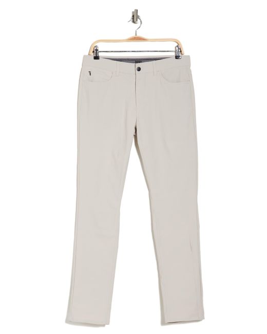 DKNY White Essential Tech Stretch Pants for men