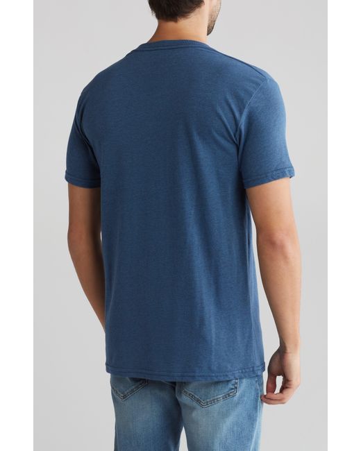 Volcom Blue Sedated Stone Short Sleeve Graphic T-shirt for men