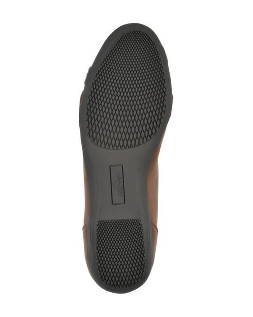 White Mountain Brown Calming Buckle Strap Flat