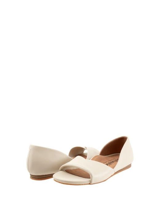 Softwalk® Natural Cypress Open Toe Flat