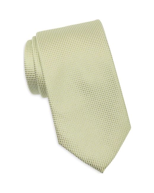 Bonobos Yellow Textured Silk Tie for men