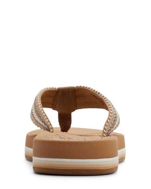 Roxy Brown Colbee Flip Flop
