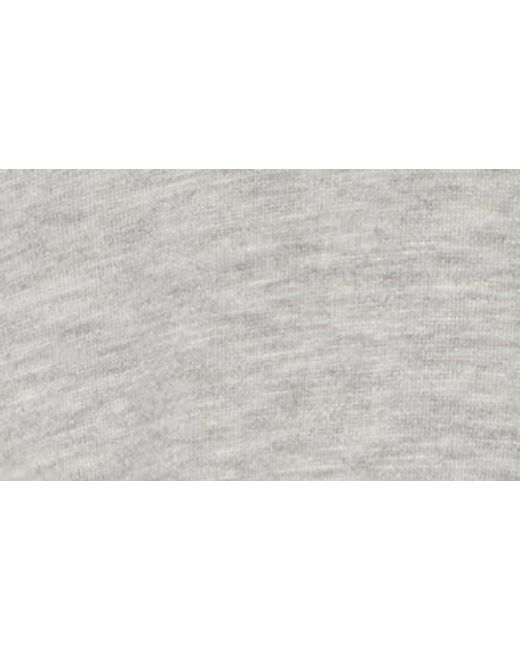 Matty M Gray Drawstring Ruched Front Top