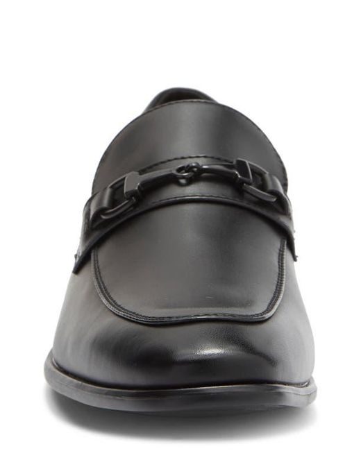 Gordon Rush Black Horsebit Loafer for men