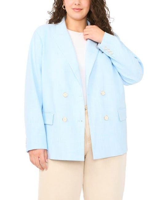 Vince Camuto Blue Double Breasted Jacket