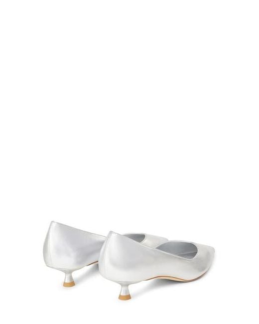 Stuart Weitzman White Eva Pump