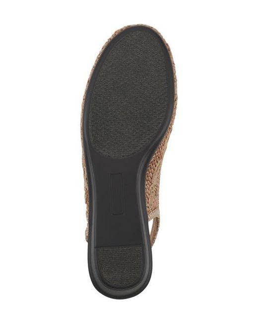 White Mountain Brown Borris Slingback Wedge