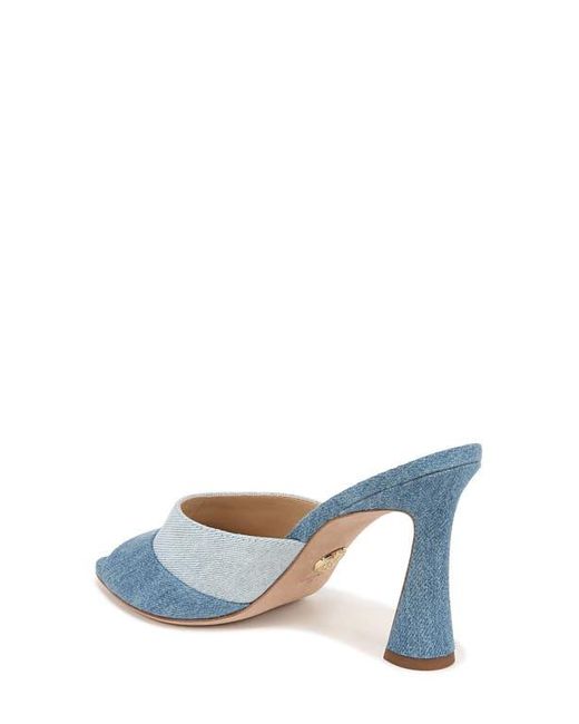 Veronica Beard Blue Thora Pointed Toe Slide Sandal