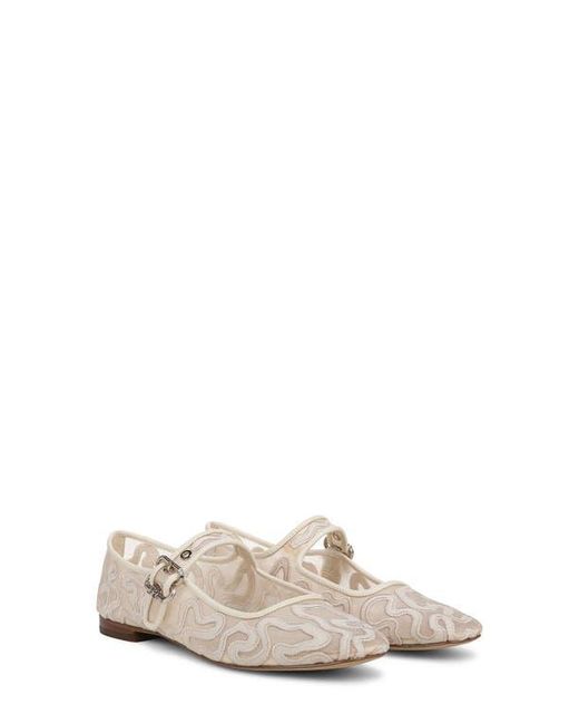 Sam Edelman White Michaela Mesh Flat