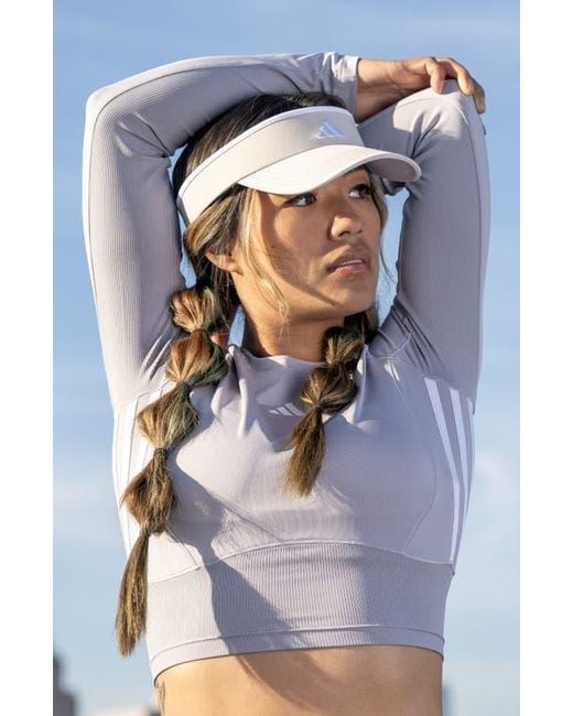 Adidas White Match 2 Visor