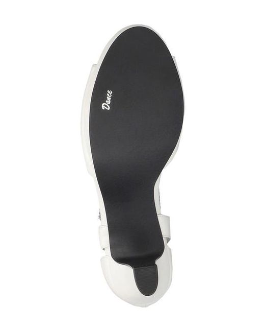 Easy Street White Flash Peep Toe Pump