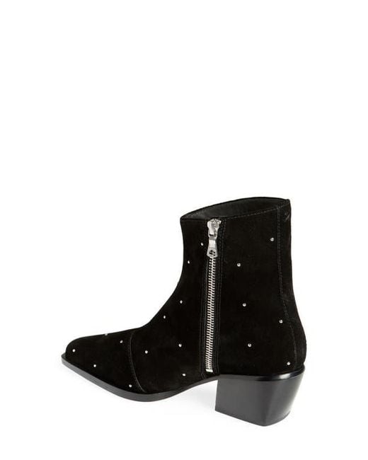 Rag & Bone Black Joni Block Heel Bootie
