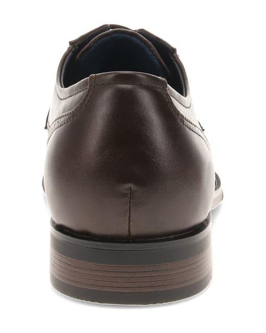 Dockers Brown Edgar Plain Toe Oxford for men