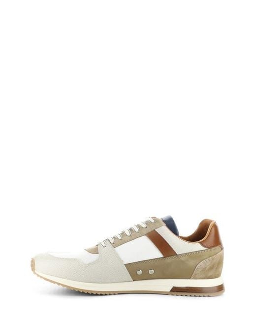 Ambitious White 11240 Perforated Sneaker for men