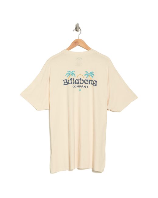Billabong Natural Logo Cotton Graphic T-shirt for men