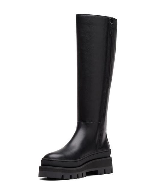 Clarks Black Orianna Knee High Boot
