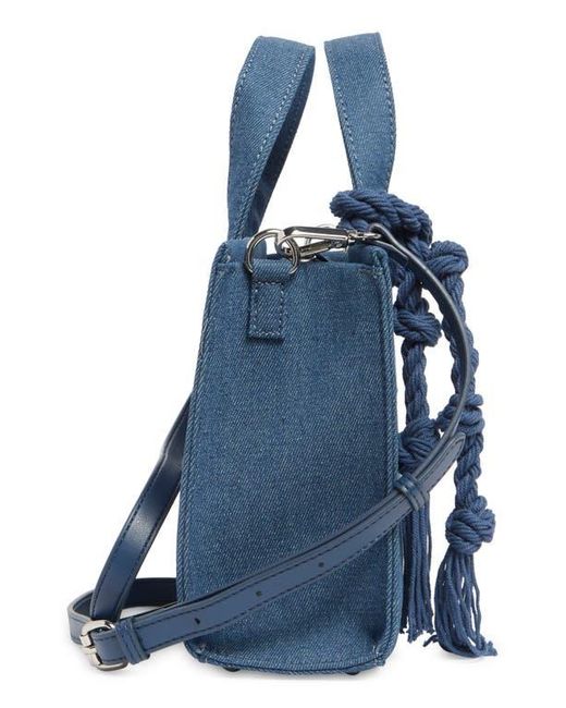 Vince Camuto Blue Aalis Small Tote Bag