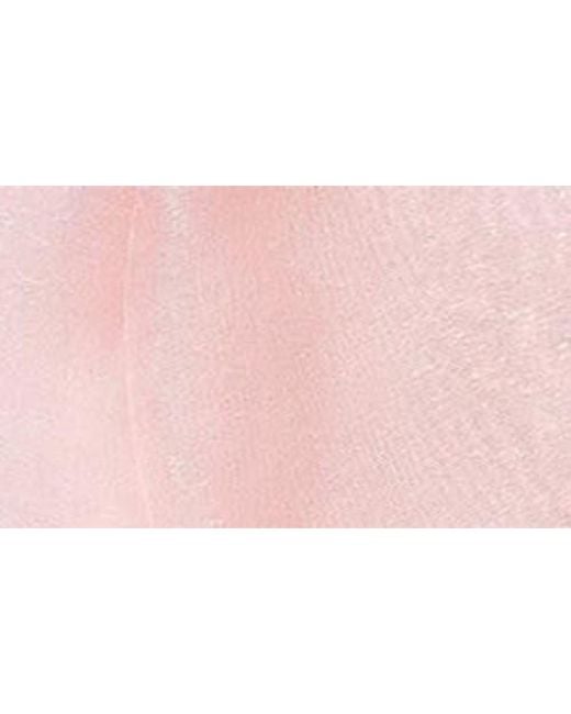 Saachi Pink Sparkle Sheer Silk Wrap