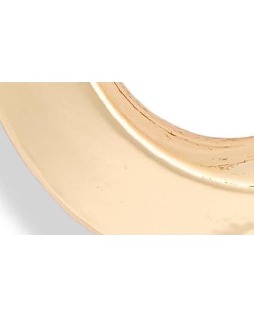 Leith Metallic Statement Hoop Earrings