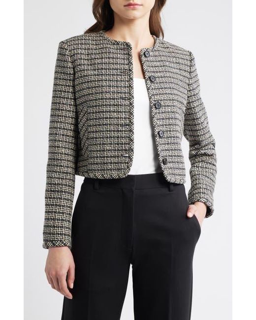 Theory Black Tweed Jacket