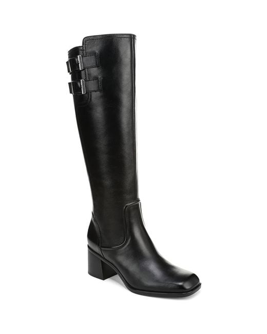 27 EDIT Naturalizer Black Idris Riding Boot