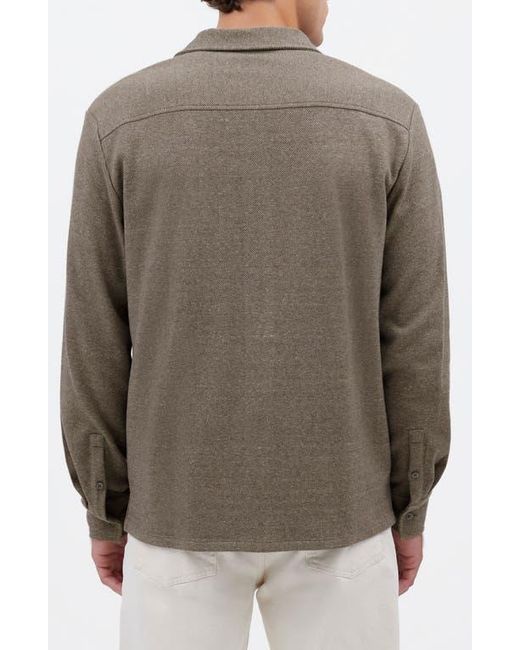 Madewell Brown The Devoe Knit Button-Up Shirt for men