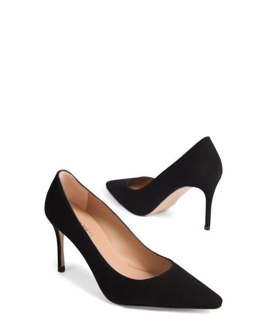 L.K.Bennett Black New Floret Pointed Toe Pump