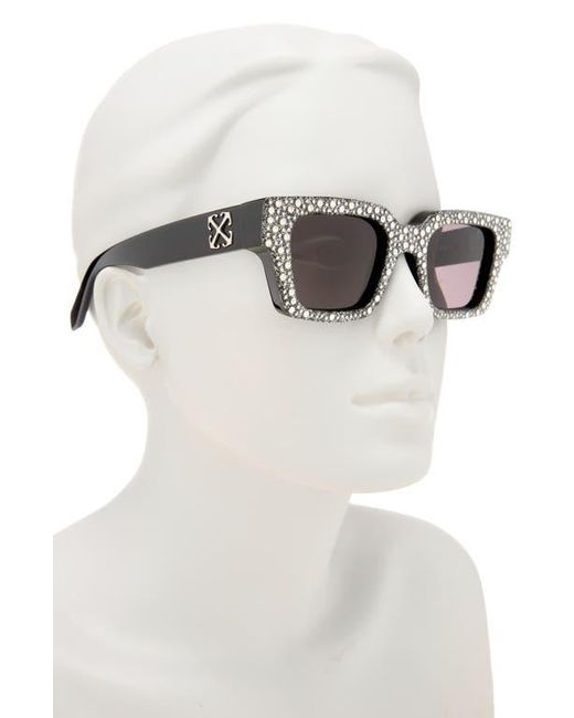 Off-White c/o Virgil Abloh Gray Virgil 50Mm Square Sunglasses for men