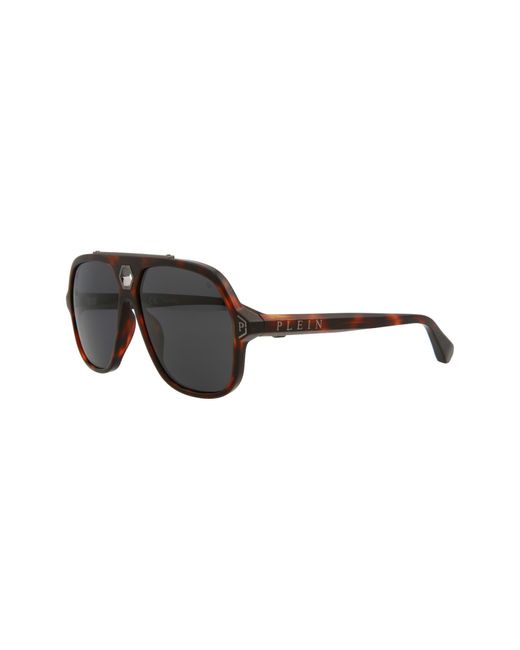 Philipp Plein Black 61mm Aviator Sunglasses for men