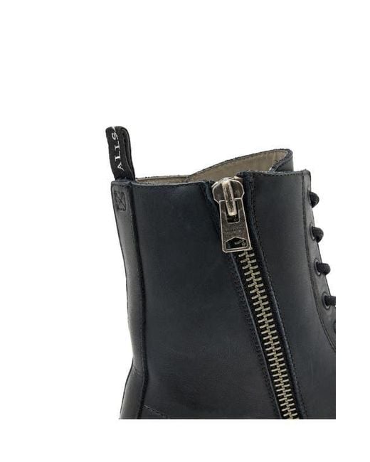 AllSaints Black Beckett Zip Boot for men