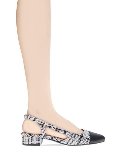 BCBGeneration Metallic Tillie Slingback Cap Toe Pump