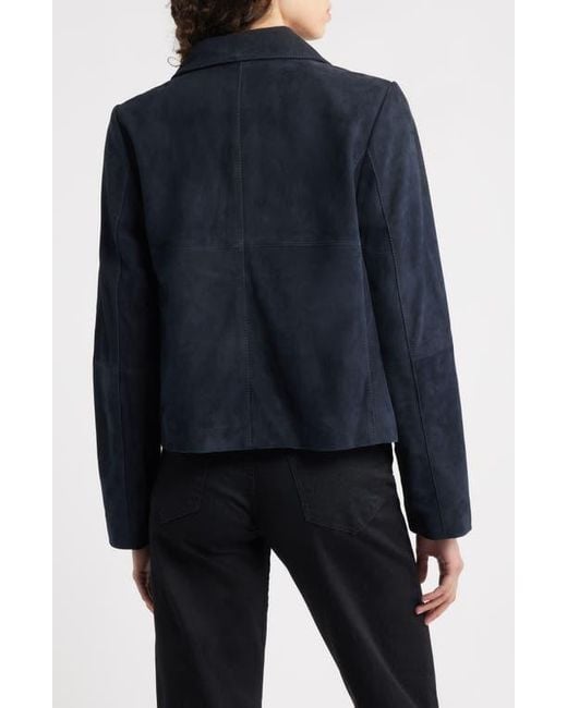 Bernardo Black Crop Suede Jacket
