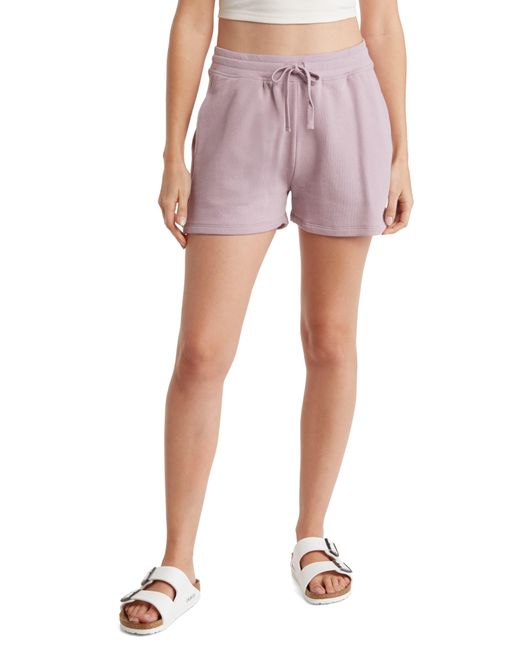 ATM Pink Cotton Drawstring Shorts